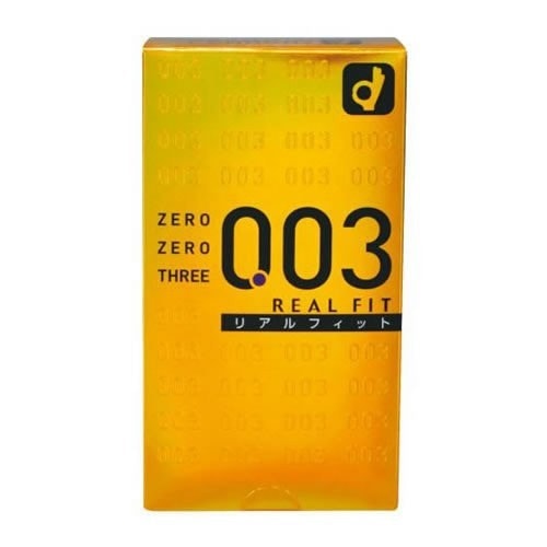 日本 OKAMOTO 冈本 003系列 黄金超薄安全避孕套 10个