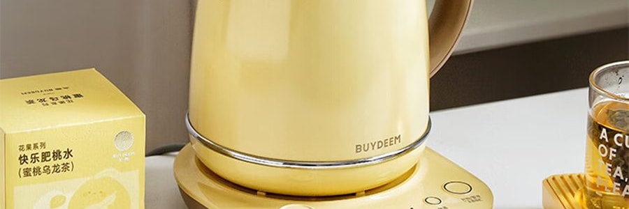 【立减$11到手价$98.99】BUYDEEM北鼎 调温电水壶 高颜值烧水壶K740 小鹅黄