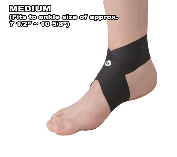 Titanium Ankle Wrap Black Medium