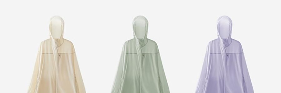 BANANAIN蕉内 凉皮503UV女士中长款防晒服 防晒衣 紫色 M码