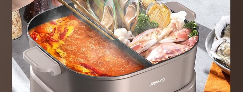 JOYONG九陽 多功能鴛鴦電火鍋 安全防燙手柄 3.6L大容量 HG60-G955