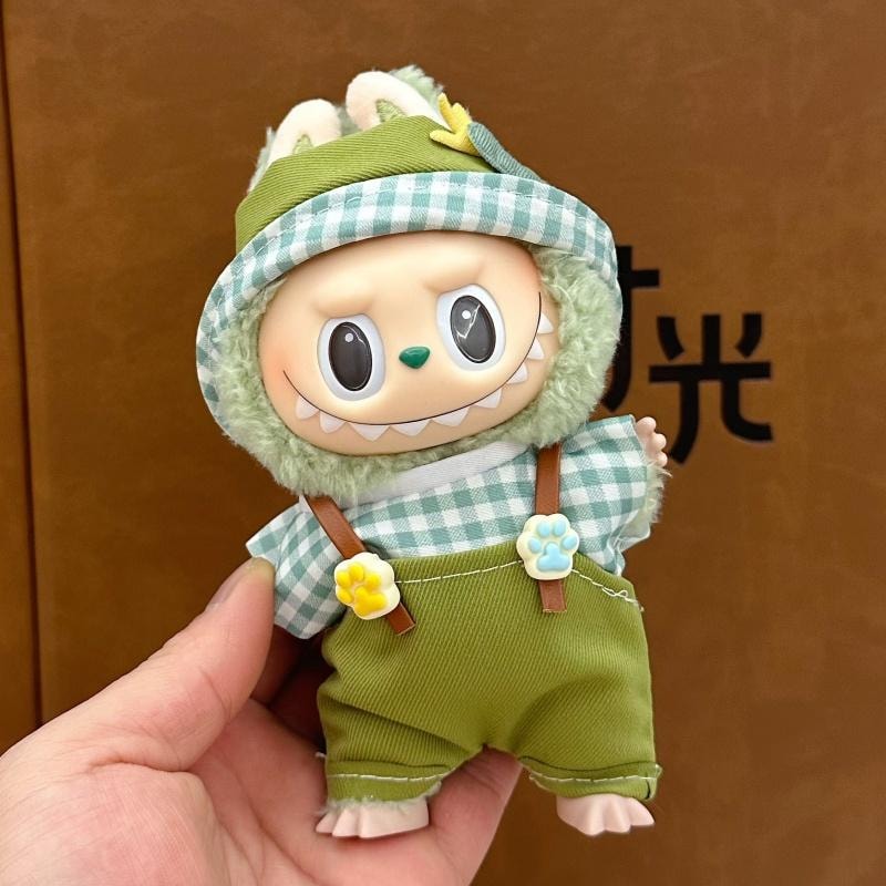 【中國直郵】 FOXTAIL Labubu拉布布娃衣 盲盒公仔衣服 毛絨套裝 可愛換裝-花裙子款(不含公仔) 1件*預計到達時間3-4週