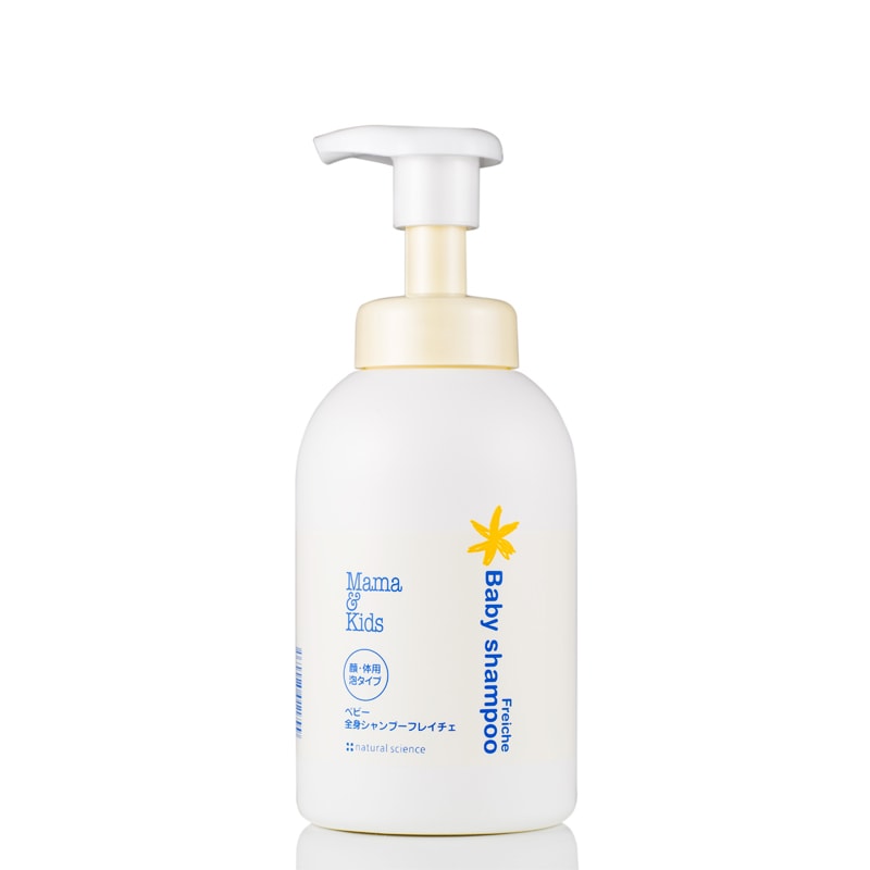 Japan Mama & Kids Baby Bubble Cleanser Body Wash Moisturizing Cleanser Weak Acid Low Stimulus 460ml