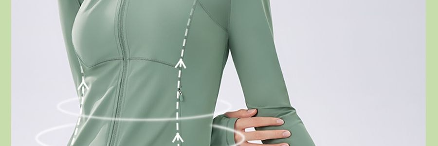 BENEUNDER蕉下 女士凉感防晒衣防晒服 运动上衣 修身款 UPF50+ 霜奶白 165/88A L码 【国内尺寸 码数偏小】【杨幂同款】