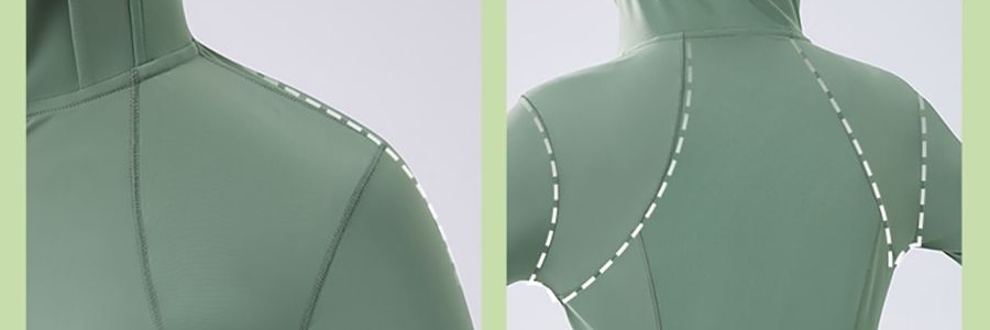 BENEUNDER蕉下 女士凉感防晒衣防晒服 运动上衣 修身款 UPF50+ 霜奶白 165/88A L码 【国内尺寸 码数偏小】【杨幂同款】