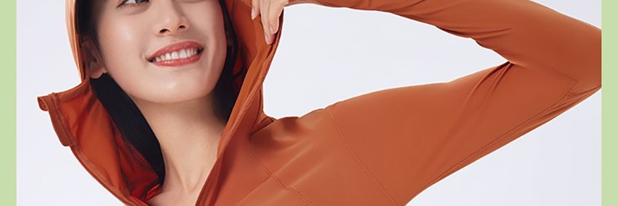 BENEUNDER蕉下 女士凉感防晒衣防晒服 运动上衣 修身款 UPF50+ 霜奶白 165/88A L码 【国内尺寸 码数偏小】【杨幂同款】