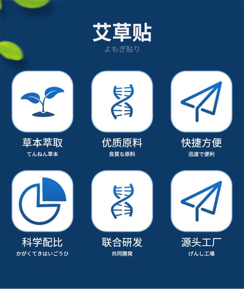 【中国直邮】 香港大药房 油切暴汗艾草贴 家用草本肚脐贴艾绒艾脐贴大肚贴热敷肚脐贴 12贴/盒