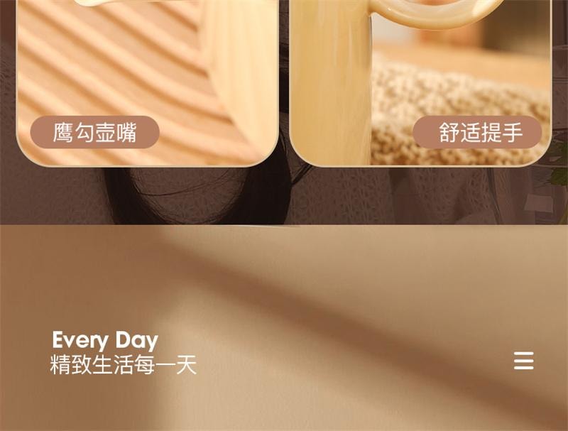 【中国直邮】 日本 LINE FRIENDS 冷水壶杯子陶瓷凉水壶水杯耐热高温  BROWN款 三件套