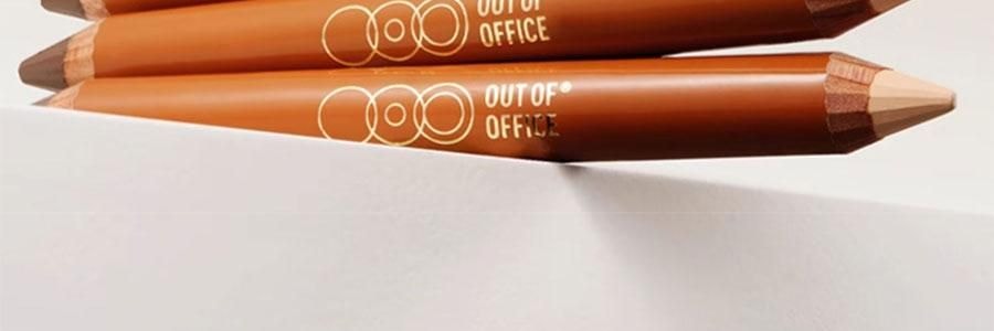 OUT OF OFFICE喔野 雙頭修容筆 臉部瑕疵遮蓋提亮膏 OOO高光陰影 #01 亮膚色+水泥灰 立體骨相美 全膚色【HOT】