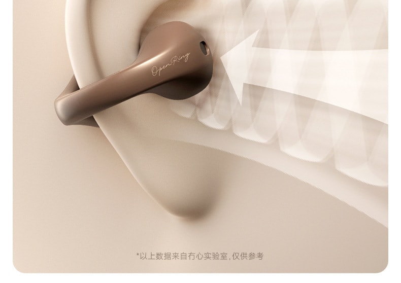 【中國直郵】冇心 氣骨傳導藍牙耳機真無線運動不入掛夾耳開放式超長 明月