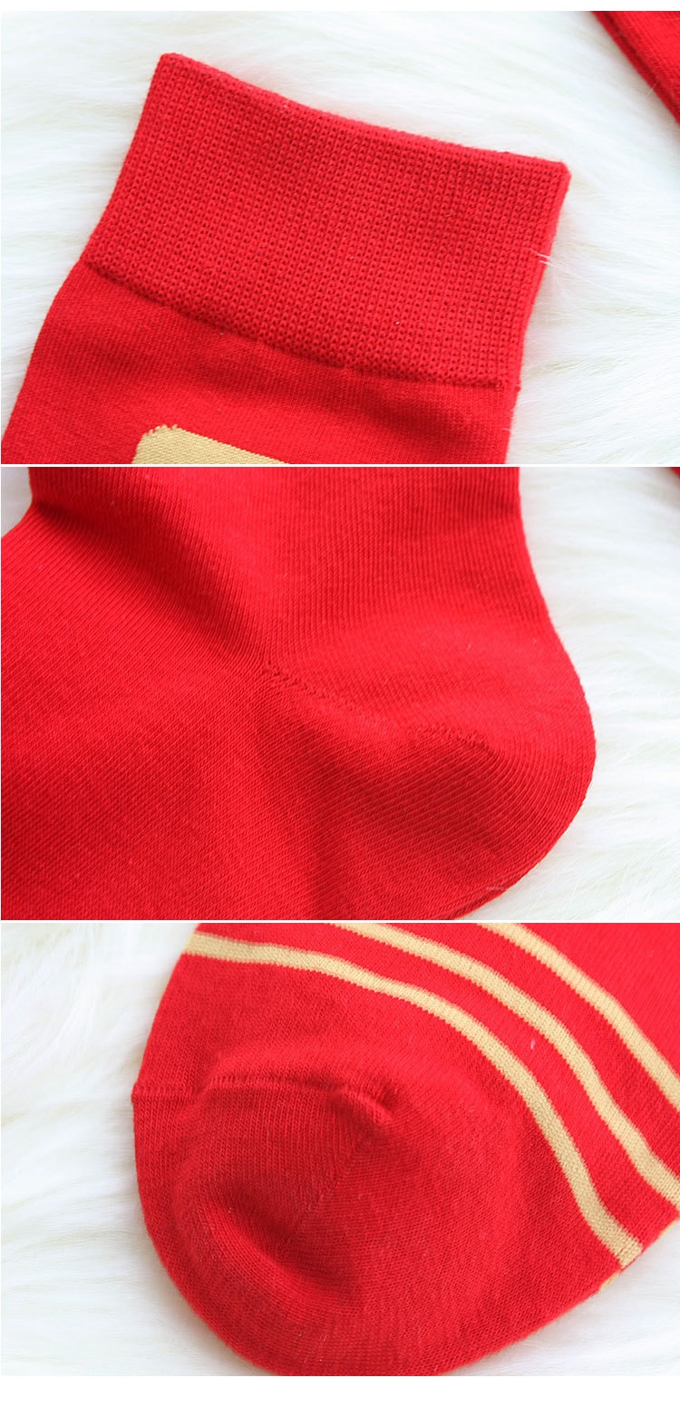 中國 不二馬 2024龍年新年 好運暴富 新年 吉祥紅襪子 2雙 男女同款 37-43均碼 純棉無骨 襪口舒適