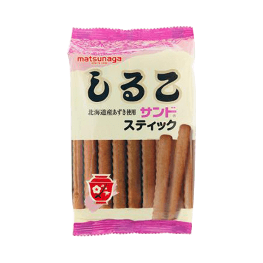 [日本直邮]MATSUNAGA 松永制果 北海道红豆夹心手指饼干 90g