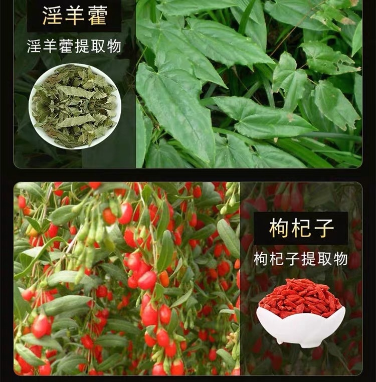 【中國直郵】修正 百合康牌西洋參淫羊藿馬鹿茸軟膠囊 植物威而鋼 0.5克*100粒/瓶