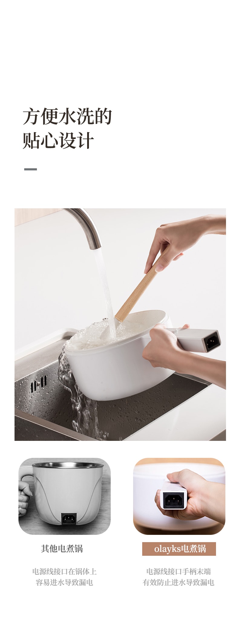 Electric Hot Pot Multifunctional Mini Cooker 1.5 Qt Capacity Ideal For Home 100~120V Wide Voltage