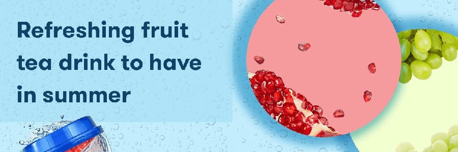 香飄飄 MECO 蜜穀果汁茶 紅石榴白葡萄口味 400ml 夏季清爽冰飲 0脂肪