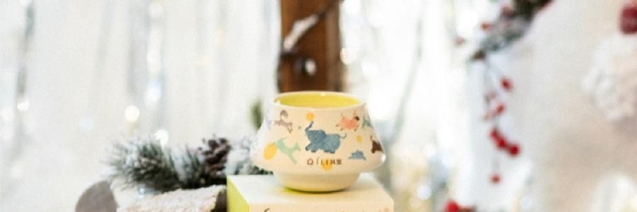 QILI其里 奔跑的动物香氛蜡烛 生日礼物室内持久小众艺术香氛礼品 涩果 160g