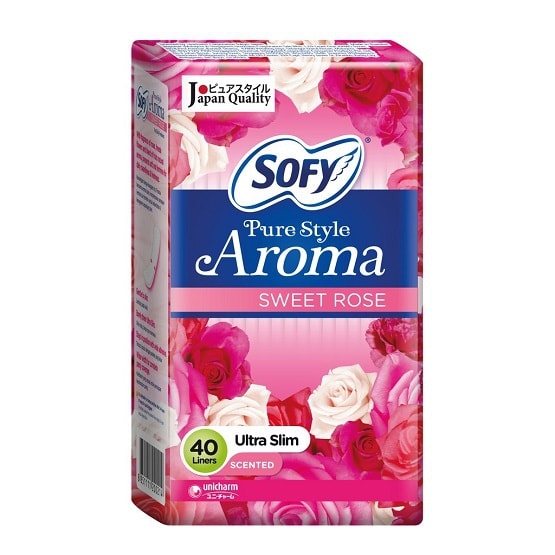 SOFY Pure Style Aroma Sweet Rose 40pcs