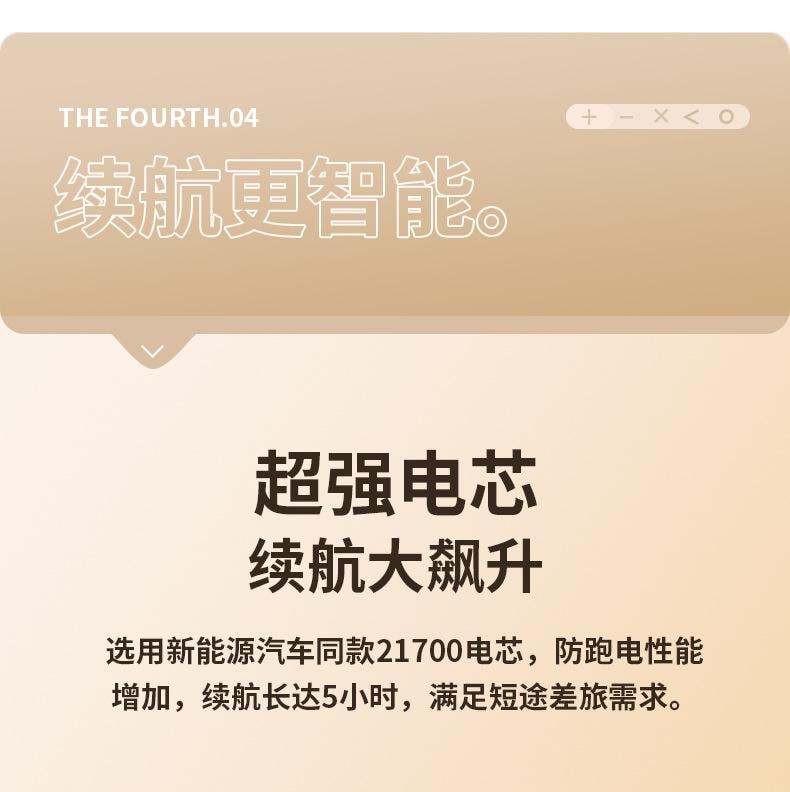 【中国直邮】 亲太太 石墨烯热水袋usb充电式暖手宝无水安全防爆暖宝宝暖手套取暖神器  米色5000mAH