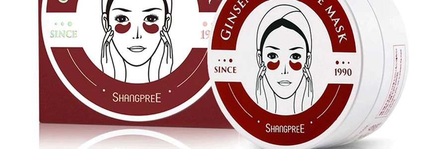 韓國SHANGPREE香蒲麗 人蔘果眼膜 60片入