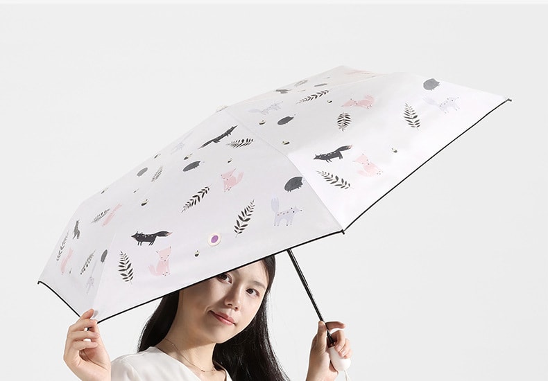 【中國直郵】冇心全自動雨傘男女折疊晴雨兩用遮陽防曬太陽傘 木棲狐