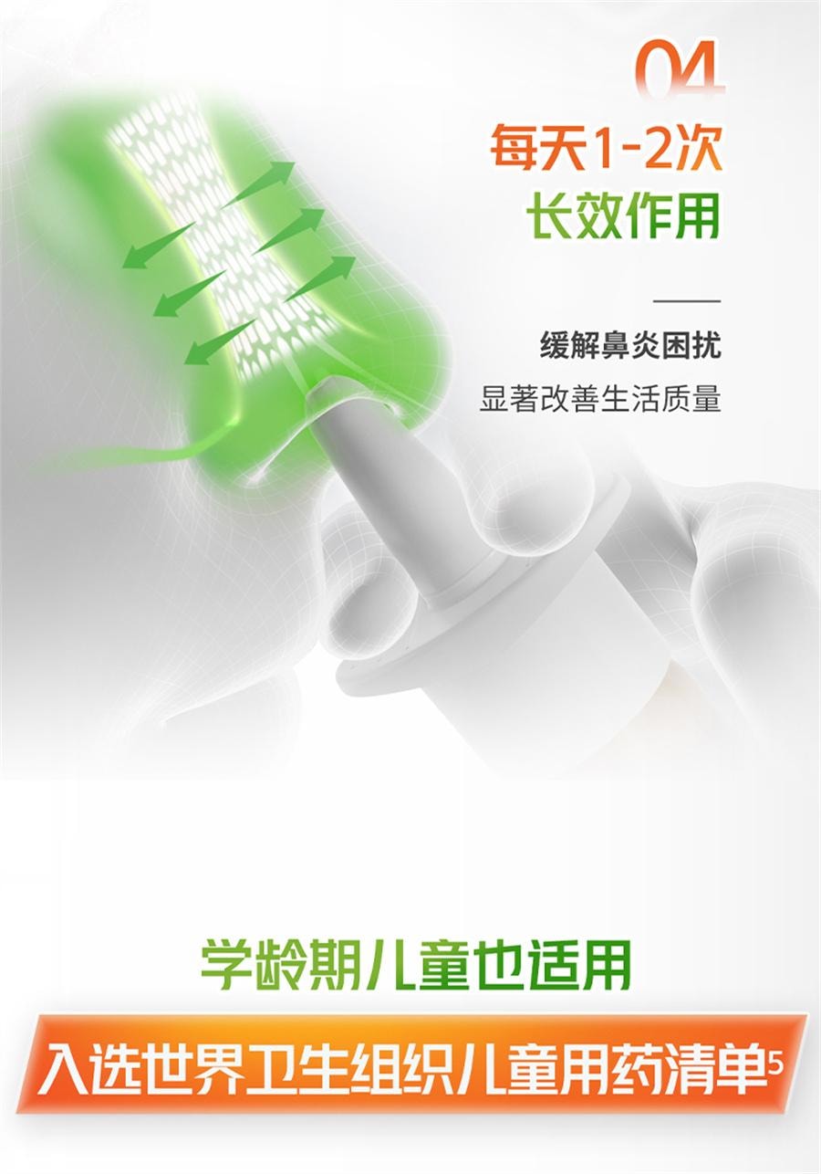 【中國直郵】 雷諾考特 布地奈德鼻噴霧劑 過敏性鼻炎噴霧劑鼻炎特效藥過敏藥專用120噴/瓶