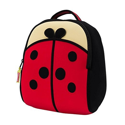 Dabbawalla Bags Fast Track Race Cars Kids' Preschool &amp; Toddler Backpack--Ladybug