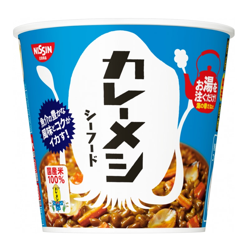 【日本直邮】日本日清NISSIN 期限限定 网红泡饭 海鲜咖喱泡饭  104g