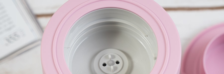 日本ZOJIRUSHI像印 不鏽鋼真空保冷保溫燜燒杯 #粉紅 350ml SW-EAE35PS