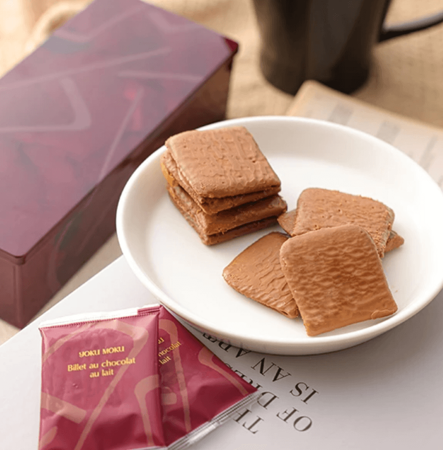 【日本直邮】Yokumoku最新冬季限定巧克力夹心饼干零食小吃糕点礼盒24枚