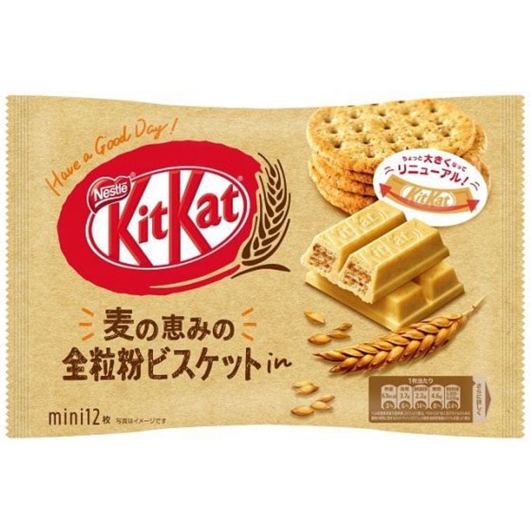 【日本直郵】 KIT KAT限定係列 全燕麥餅乾口味巧克力威化 12枚裝