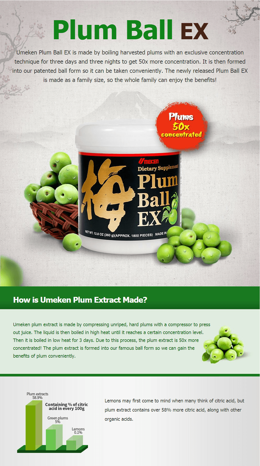 Plum Ball EX 1800 Balls/ 6 Months Supply