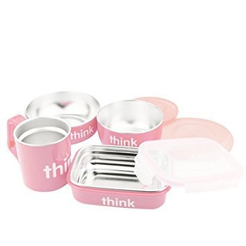 The Complete BPA Free Feeding Set-- PINK