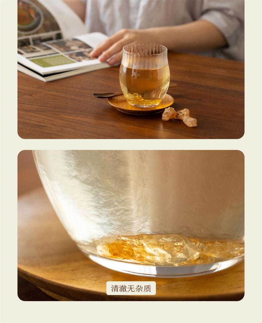【中國直郵】 南食召 原漿冰糖 甘蔗原漿製作·甘蔗香十足 甘蔗黃冰糖小粒小塊裝300g/袋