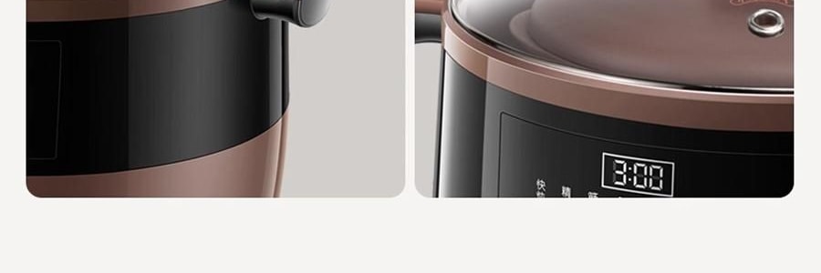 BEAR小熊 紫砂电炖盅套装 燕窝养生隔水炖盅全自动煲汤 大容量家用砂锅 4.5L大内胆 DDZ-B45Z1