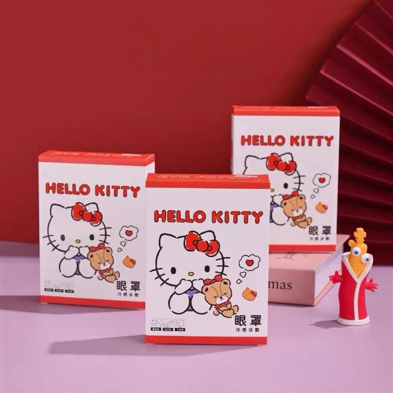  FOXTAIL SANRIO 三麗鷗冰敷眼罩 緩解眼部疲勞 一次性 卡通冰涼眼貼 - 1盒(6片裝) 美樂蒂