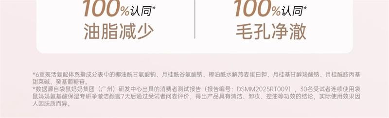 【中国直邮】  袋鼠妈妈 洁颜蜜氨基酸洗面奶洁面控油紧致洗卸养肤合一 120ml