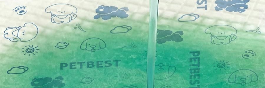 KIKOPALS Petbest系列 宠物厚实尿垫 带背胶可粘贴 宠物尿布 50p 45*60cm