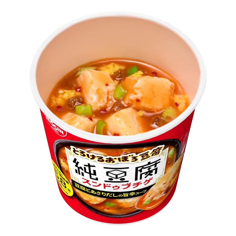 【日本直郵】 NISSIN日清食品 低卡低糖 30秒速食純豆腐湯香辣味