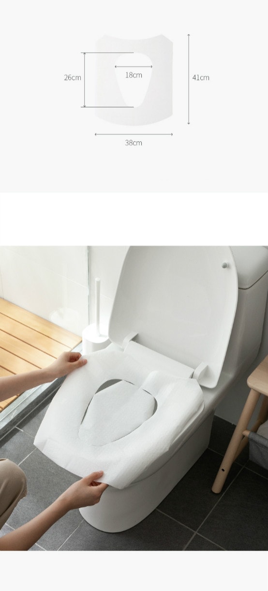 10 PIECES DISPOSABLE TOILET MAT