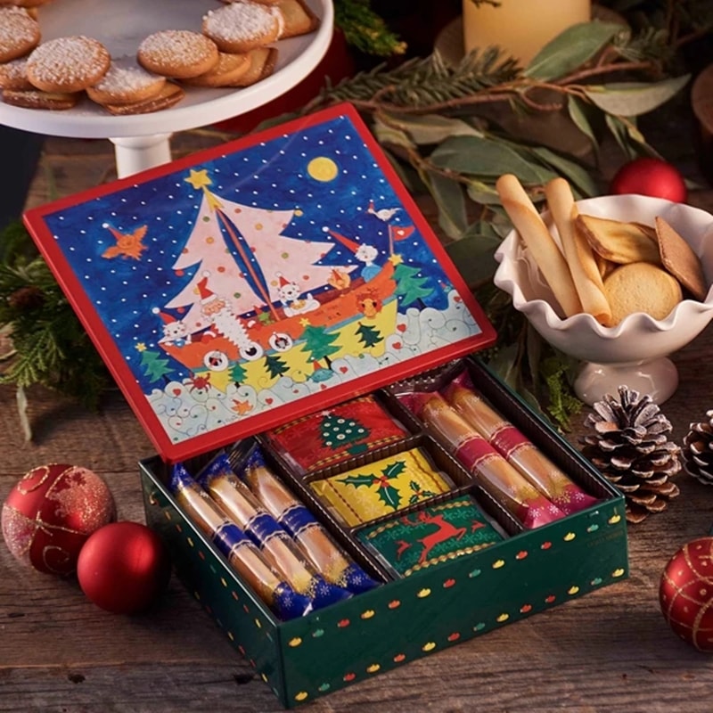 【日本直邮】日本YOKU MOKU 2022年圣诞节限定  雪茄卷芝士饼干礼盒装 26枚装