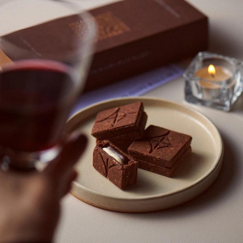 【日本直郵】日本 press butter sand 人氣伴手禮 榛果生巧克力奶油夾心曲奇 5個裝