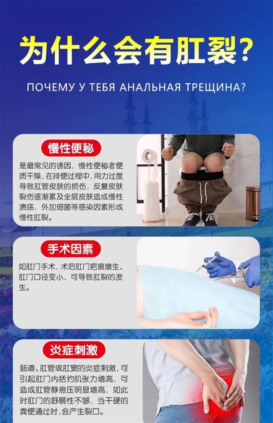  泽和堂 硝酸肛裂甘油软膏20g/盒愈合乳膏痔疮消肉球肛门瘙痒医用凝胶