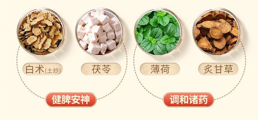 【中国直邮】 昆中药 丹栀逍遥丸 非加味逍遥丸调经月经不调乳房胀痛20袋/盒