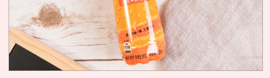 美汁源 三重果粒柳橙飲料 420ml