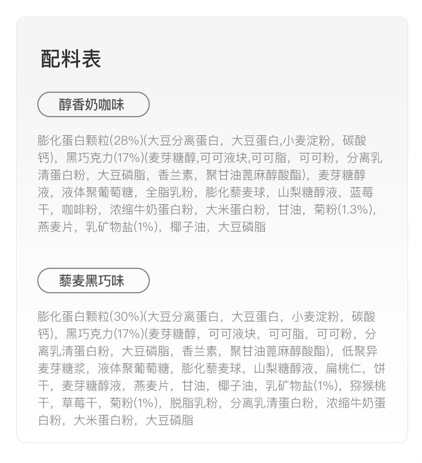 【中国直邮】 Keep 每日蛋白棒 高蛋白双层乳清蛋白棒能量棒 代餐燕麦棒抗饿饱腹 藜麦黑巧味175g/盒