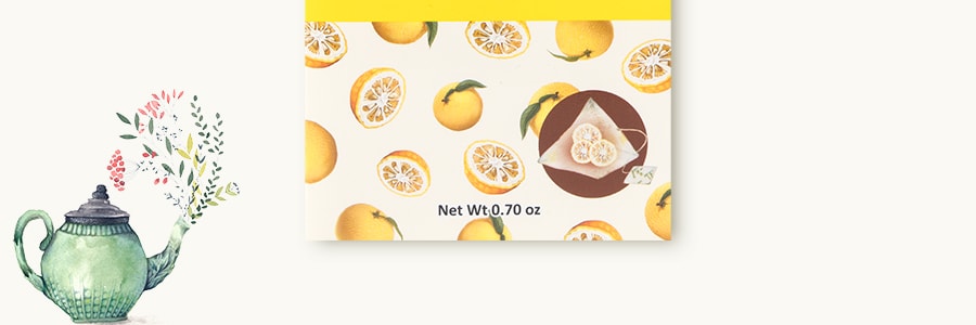 韩国JAYONE SANGRIME  三角茶包系列 柚子茶 10包入 20g