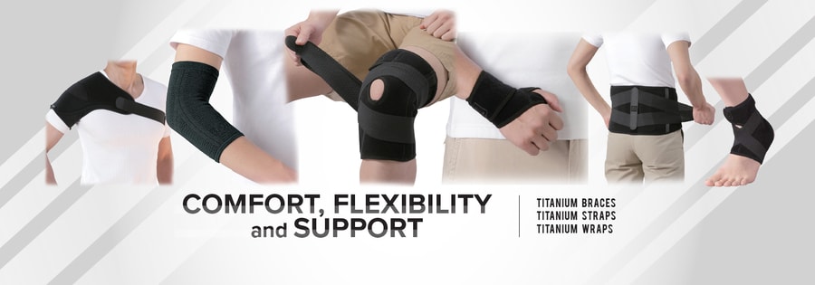 Titanium Wrist Support w/ Thumb hook
