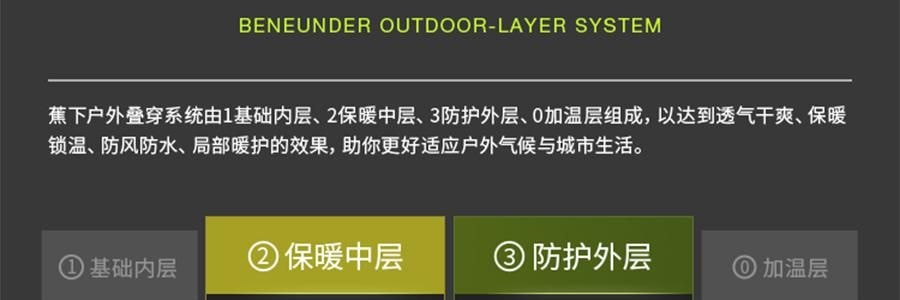 BENEUNDER蕉下 女士轻量滑雪裤 雪地玩雪徒步裤子 沁柔白 170/76A(XL)