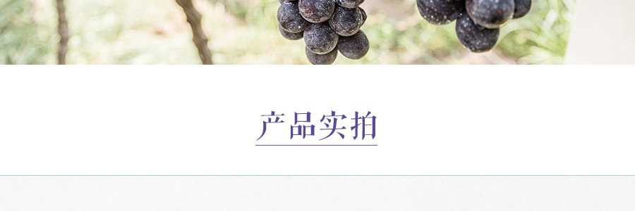 【日本直邮】KANRO PURE果肉果汁咀嚼弹力软糖 紫葡萄味 56g