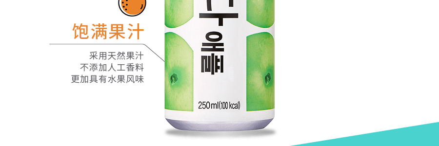 【韩书俊同款】韩国DONGA OTSUKA 微炭酸饮料 苹果味 250ml